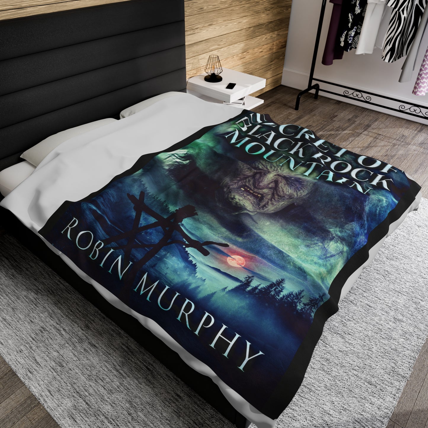 Secret of Black Rock Mountain - Velveteen Plush Blanket