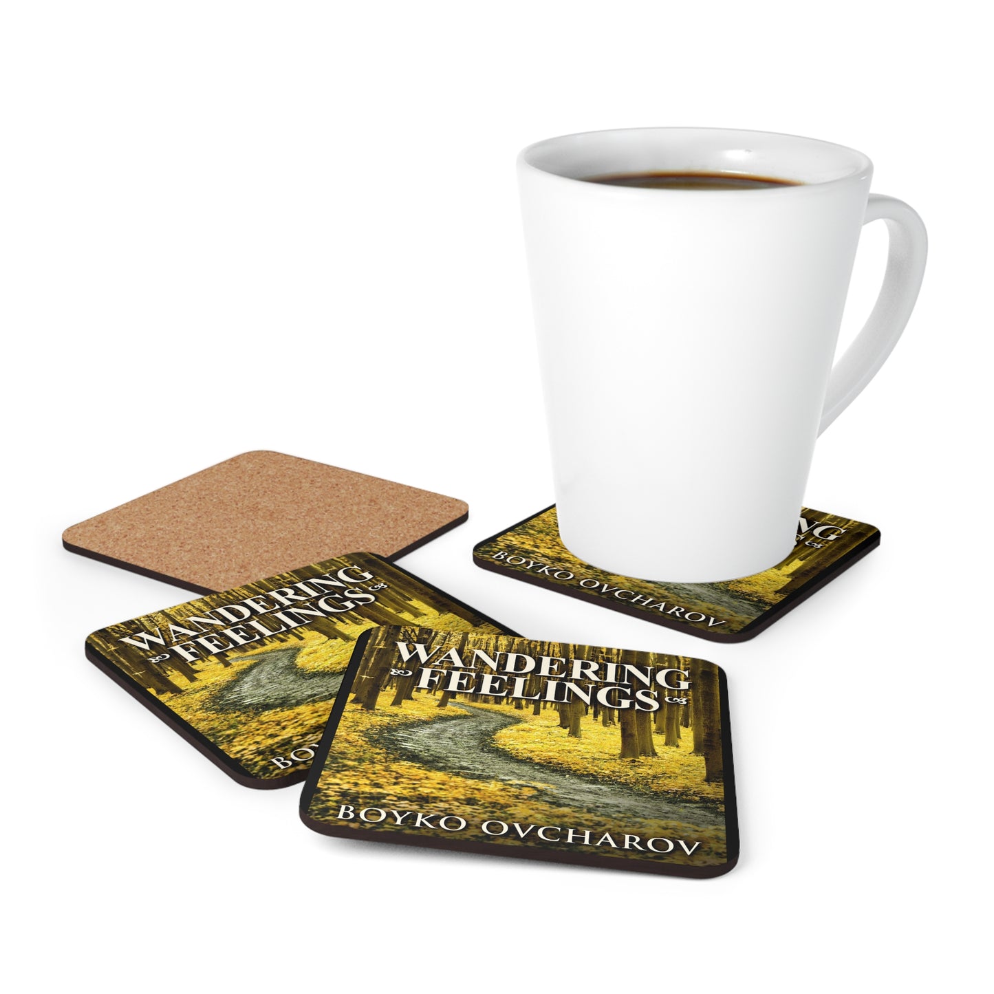 Wandering Feelings - Corkwood Coaster Set
