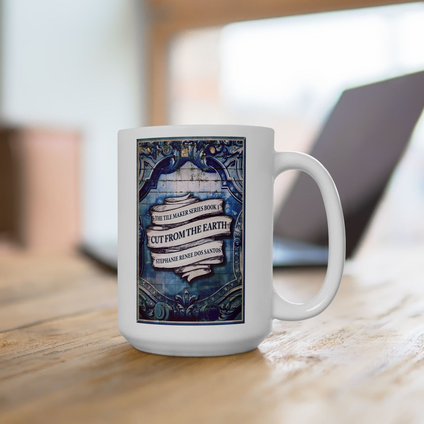 Cut From The Earth - White Coffee Mug