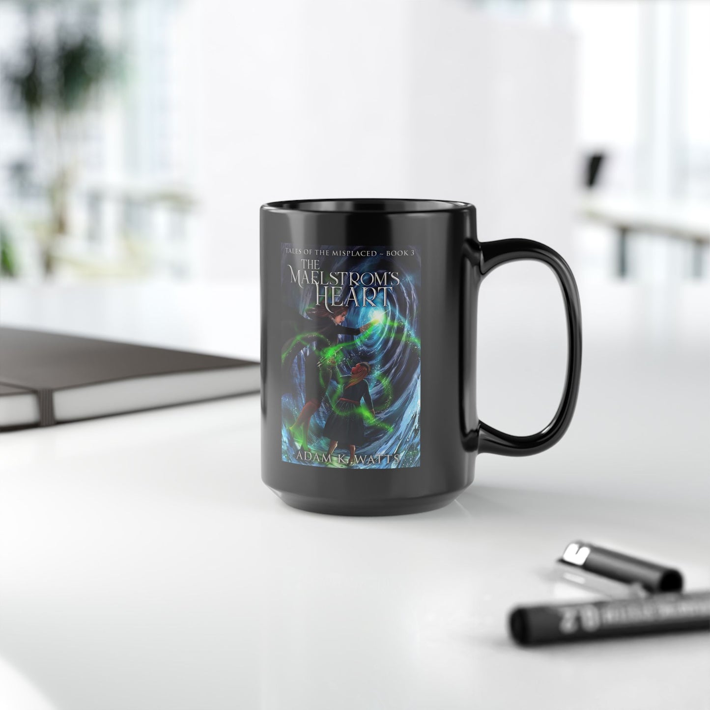 The Maelstrom's Heart - Black Coffee Mug