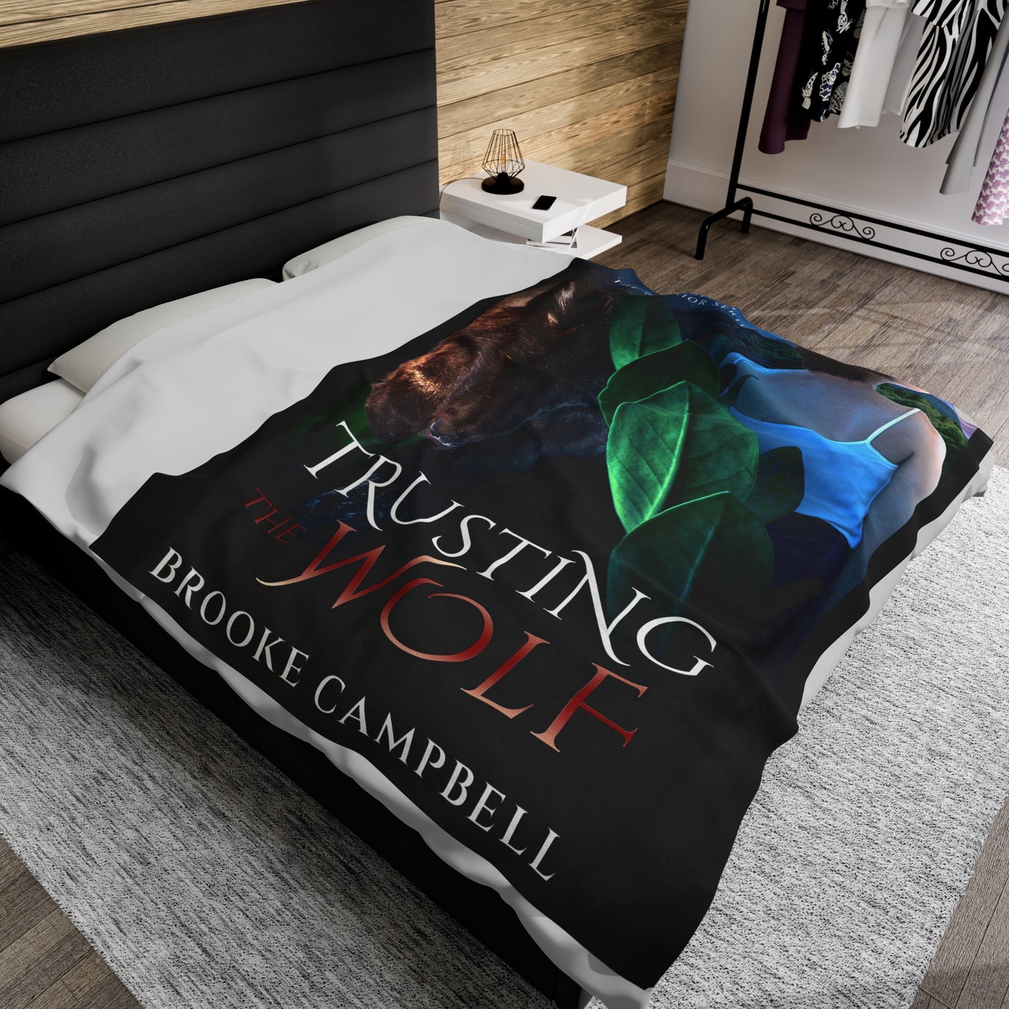 Trusting the Wolf - Velveteen Plush Blanket