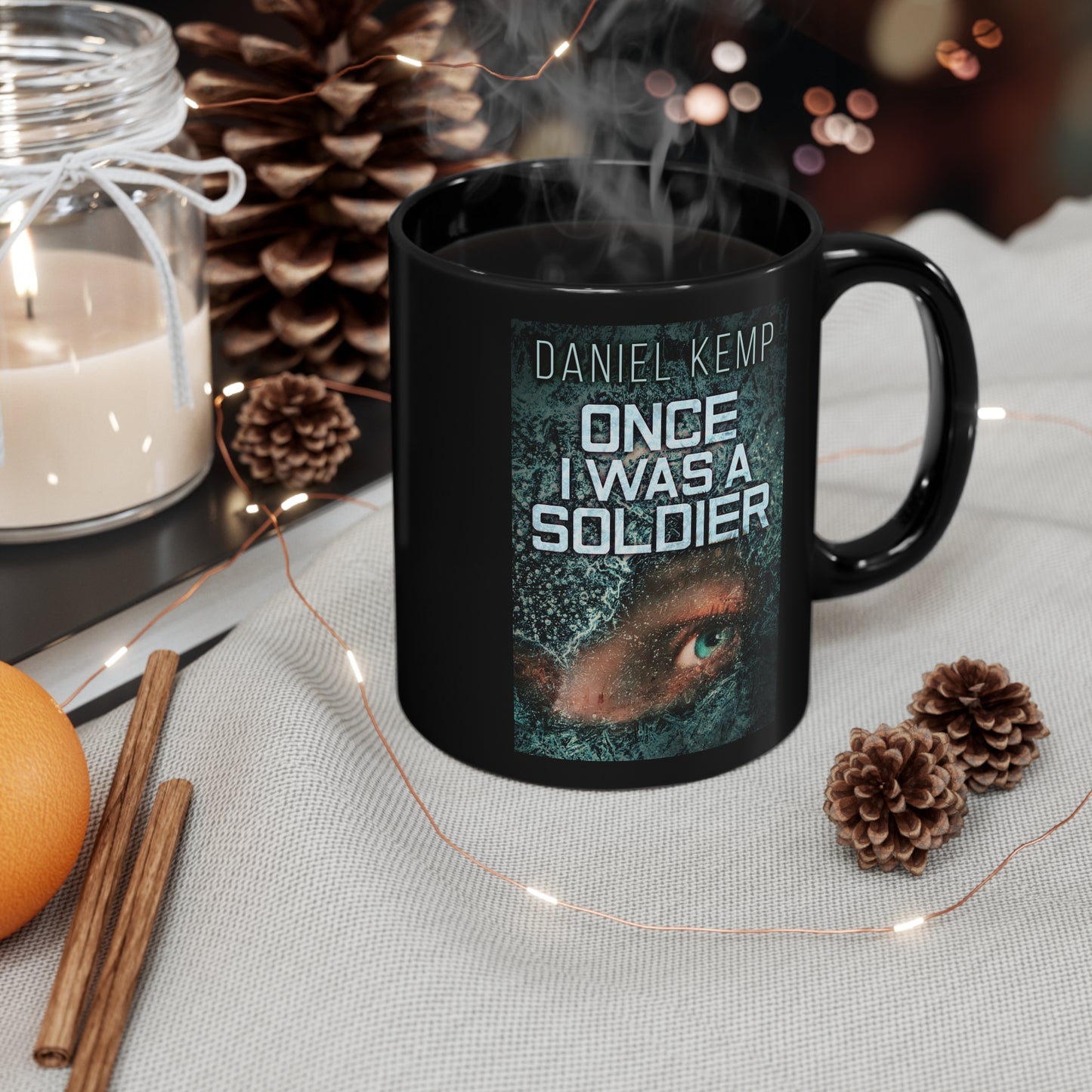 Once I Was A Soldier - Black Coffee Mug