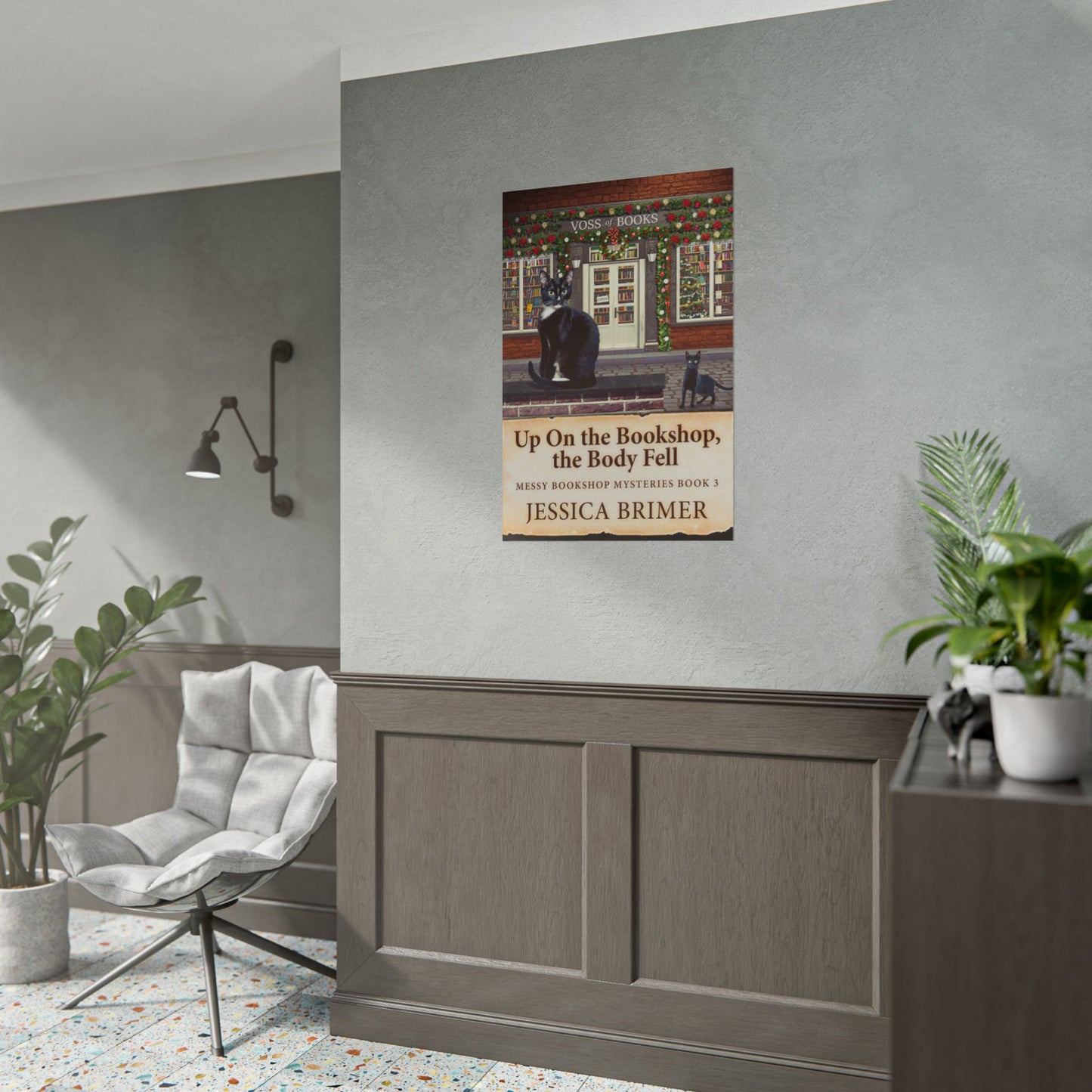 Up On the Bookshop, the Body Fell - Poster