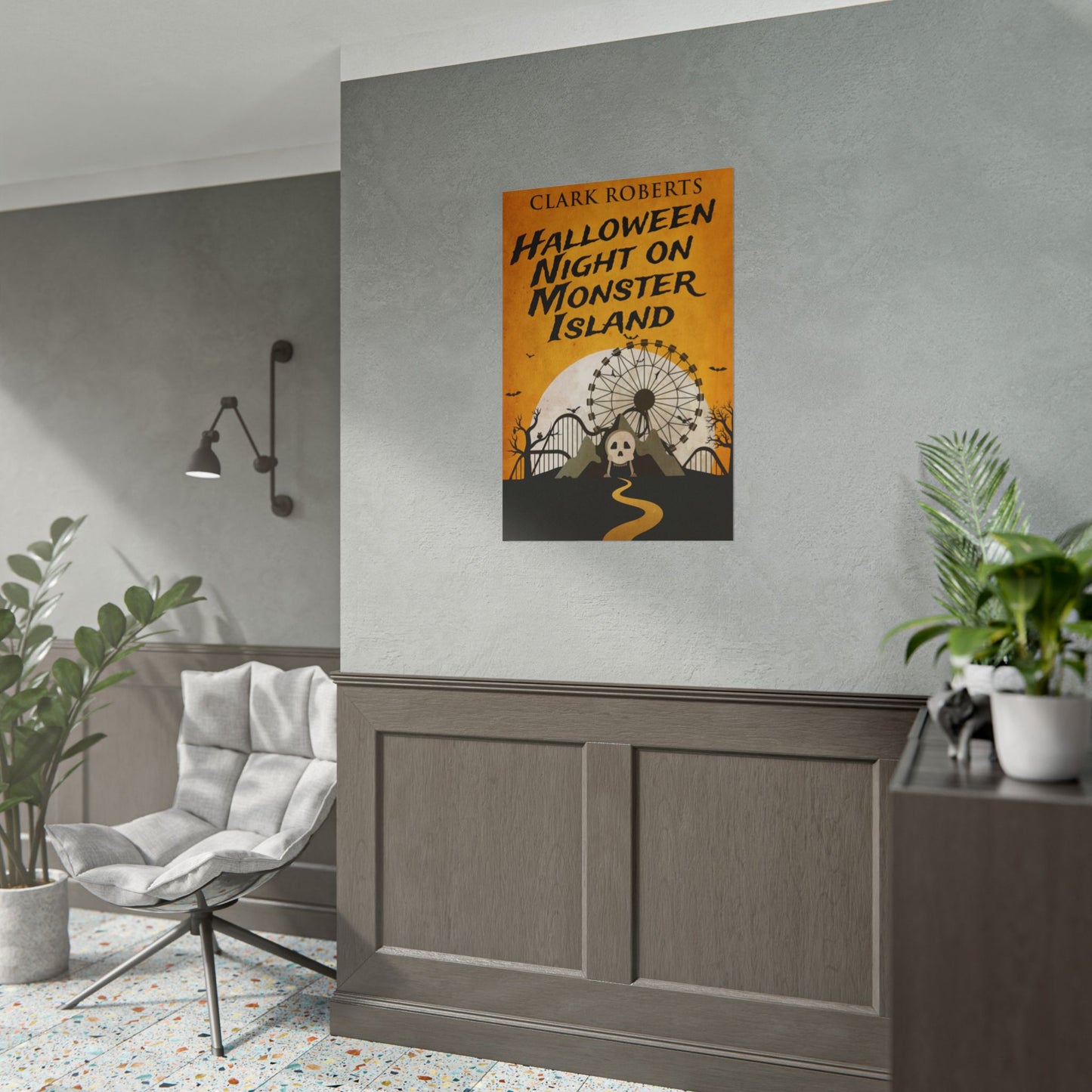 Halloween Night On Monster Island - Poster