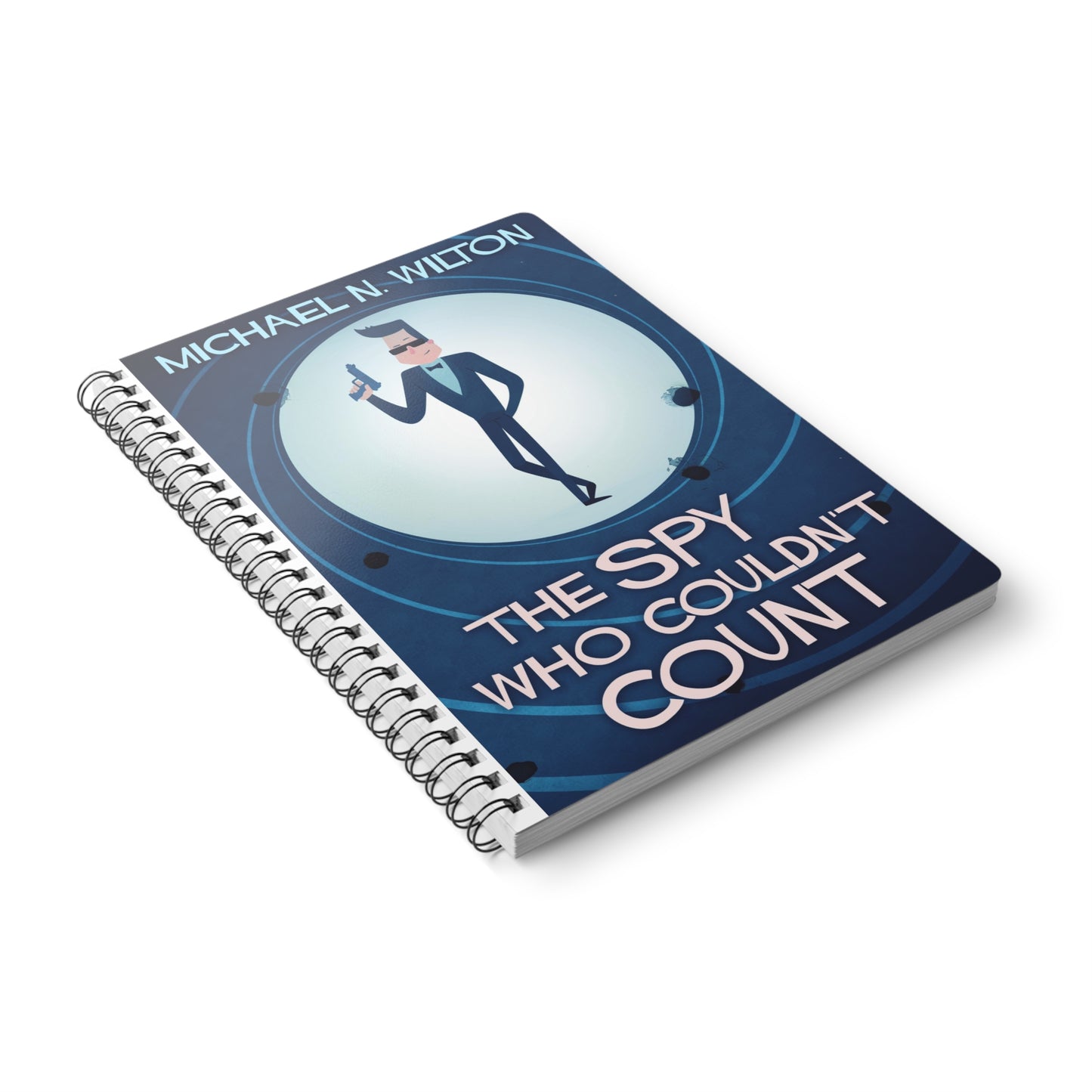 The Spy Who Couldn't Count - A5 Wirebound Notebook