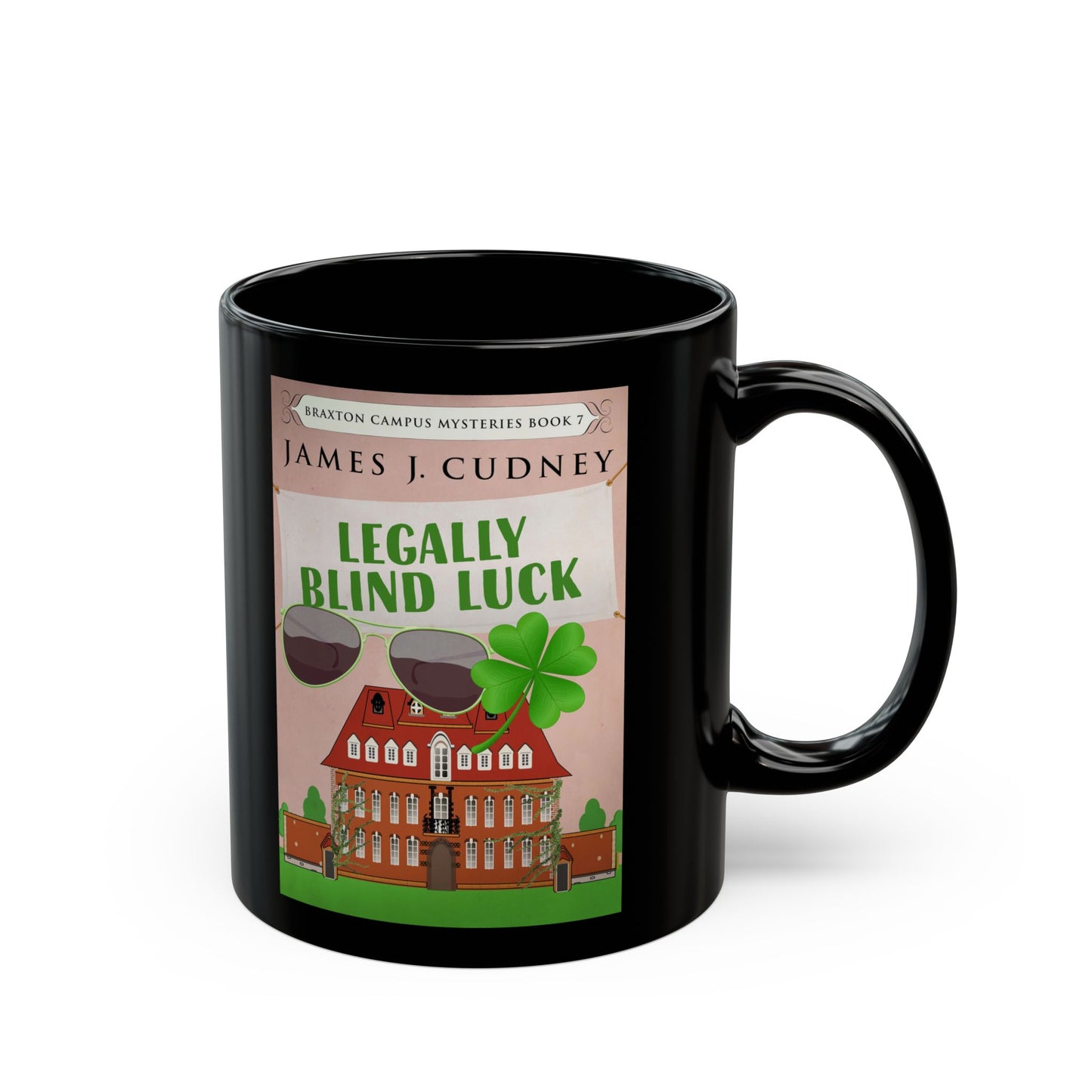 Legally Blind Luck - Black Coffee Mug