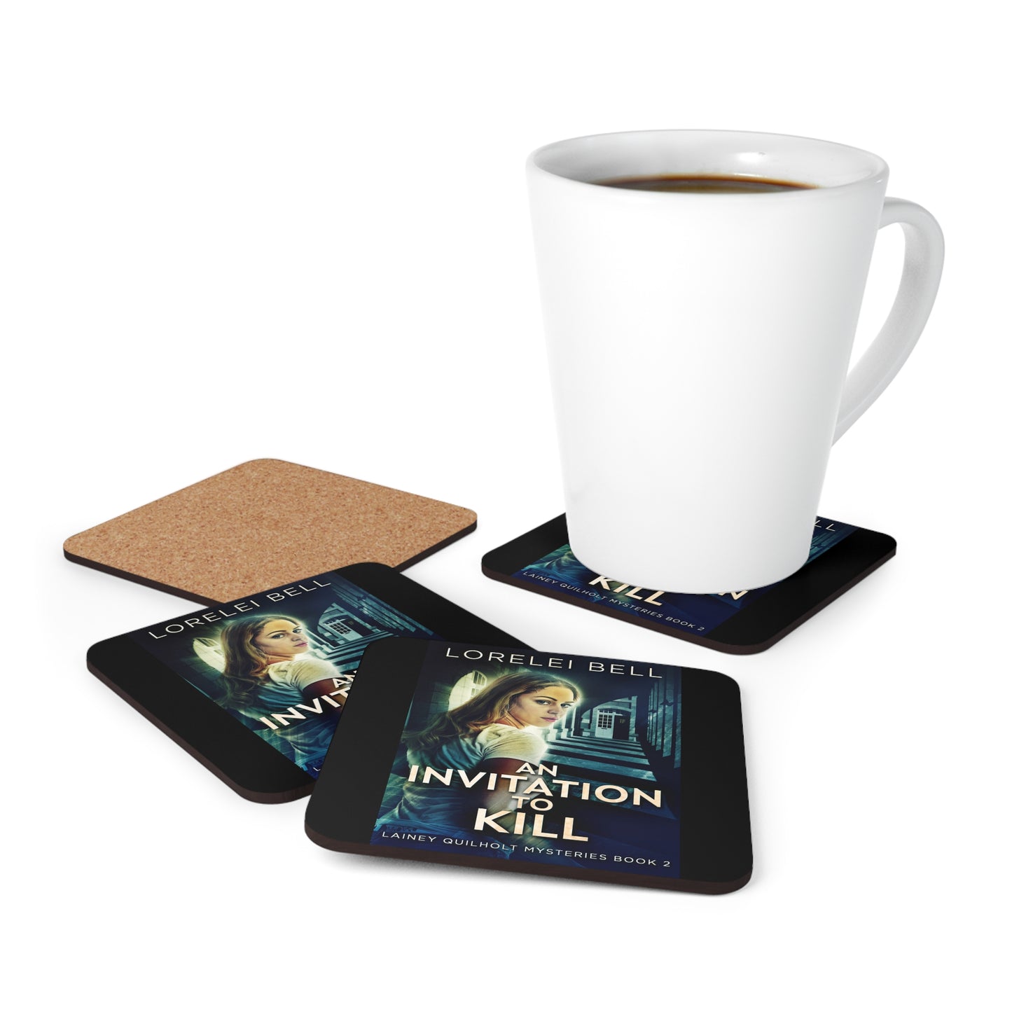 An Invitation To Kill - Corkwood Coaster Set