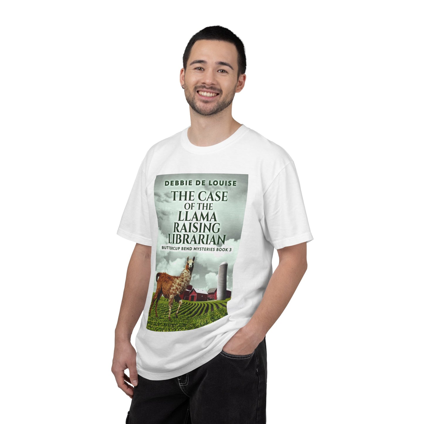 The Case of the Llama Raising Librarian - Unisex T-Shirt
