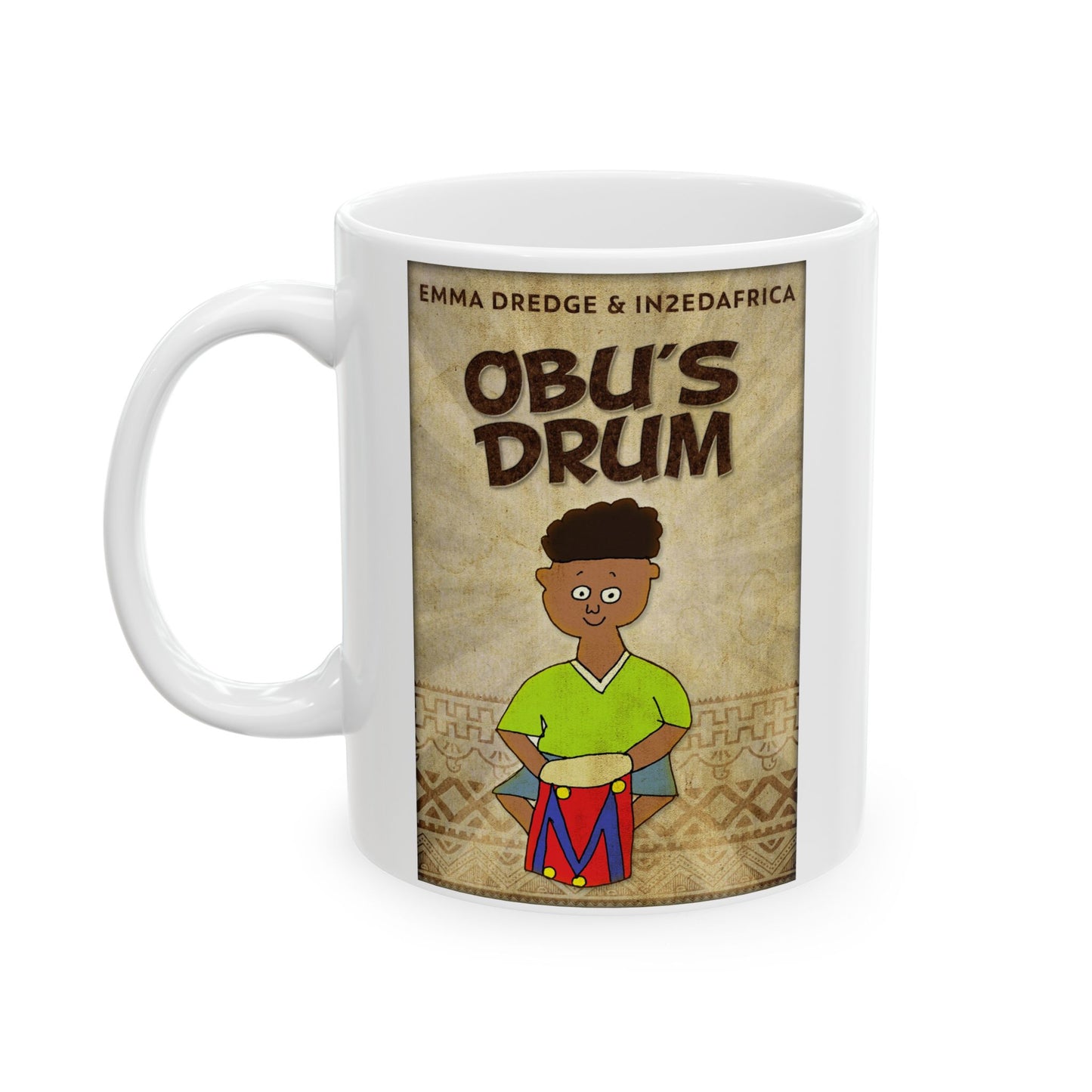 Obu's Drum - White Coffee Mug
