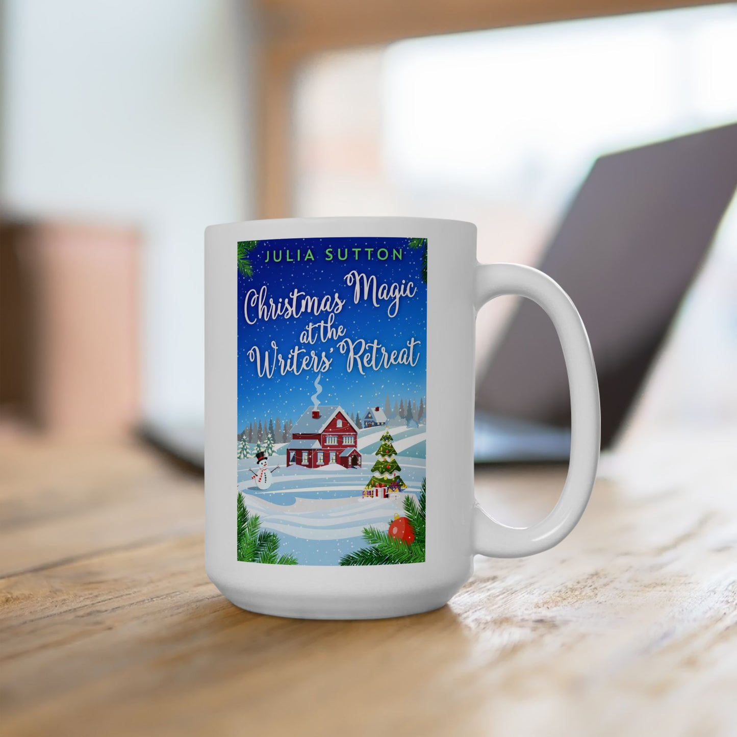 Christmas Magic At The Writers' Retreat - White Coffee Mug