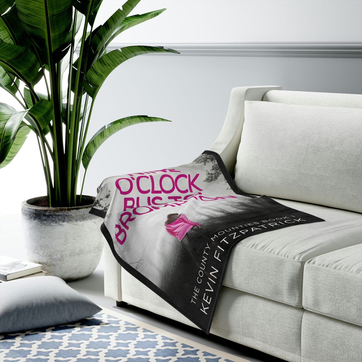 Nine O'Clock Bus To Brompton - Velveteen Plush Blanket