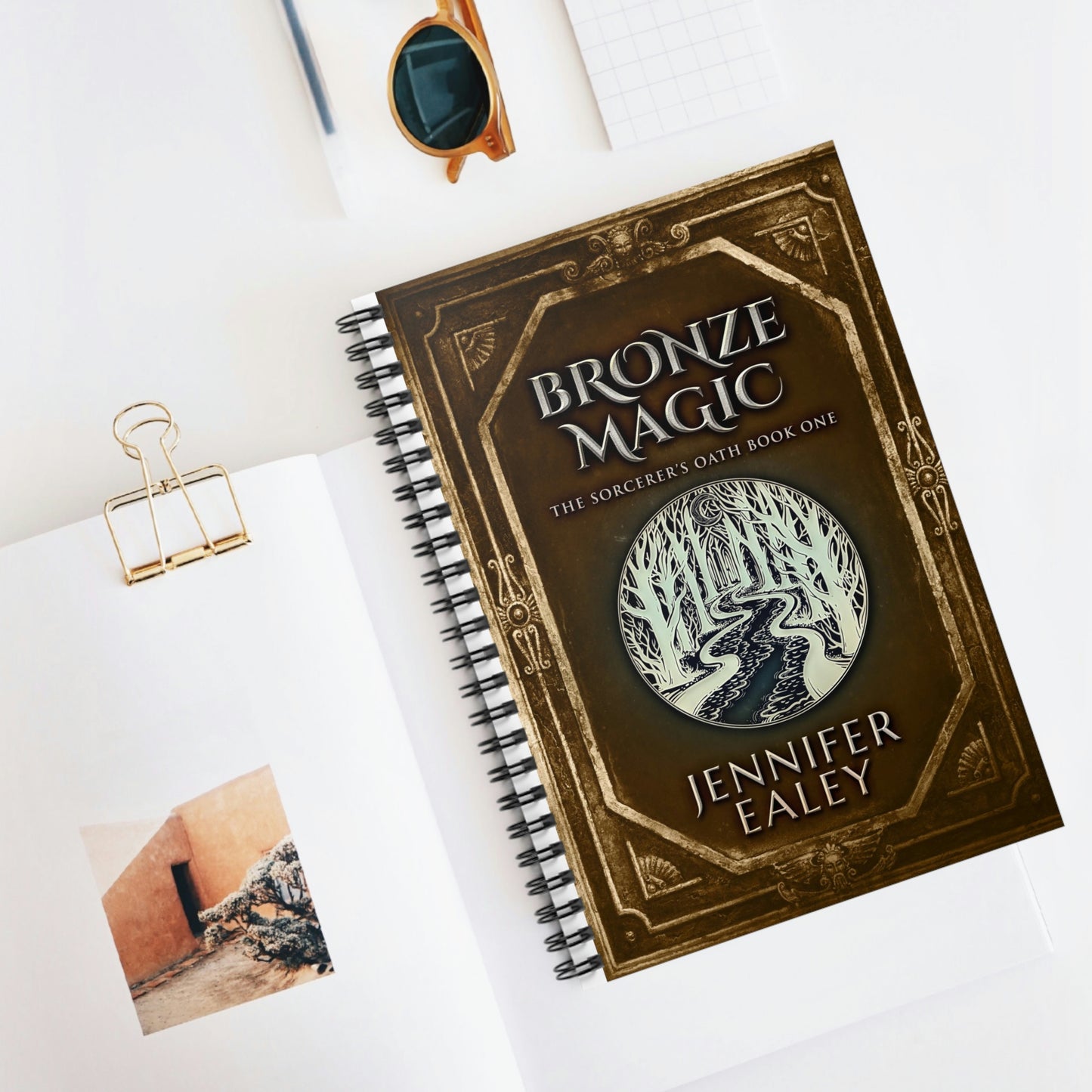 Bronze Magic - Spiral Notebook