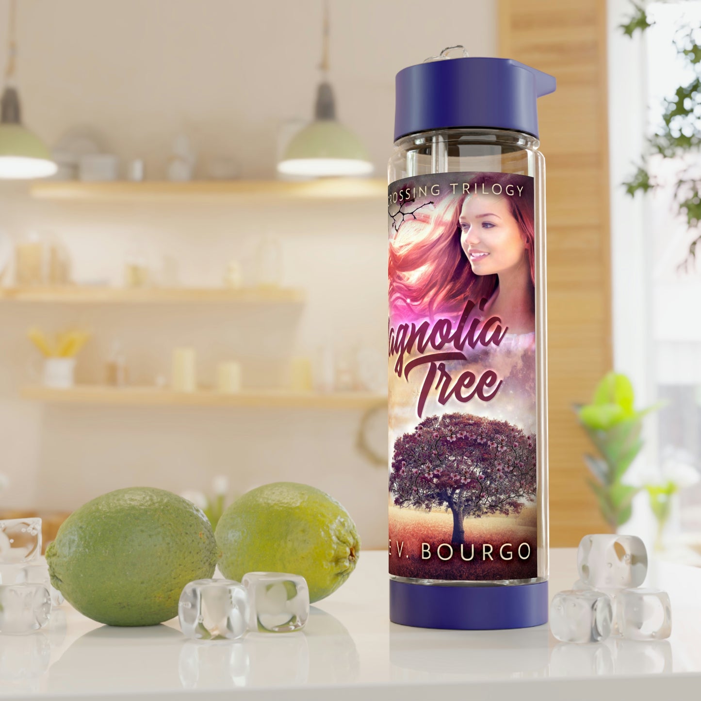 Magnolia Tree - Infuser Water Bottle