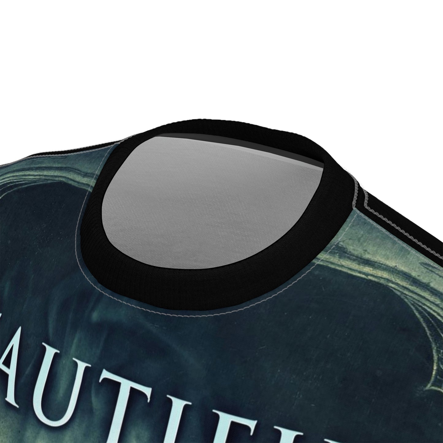 Beautiful & Battered - Unisex All-Over Print Cut & Sew T-Shirt