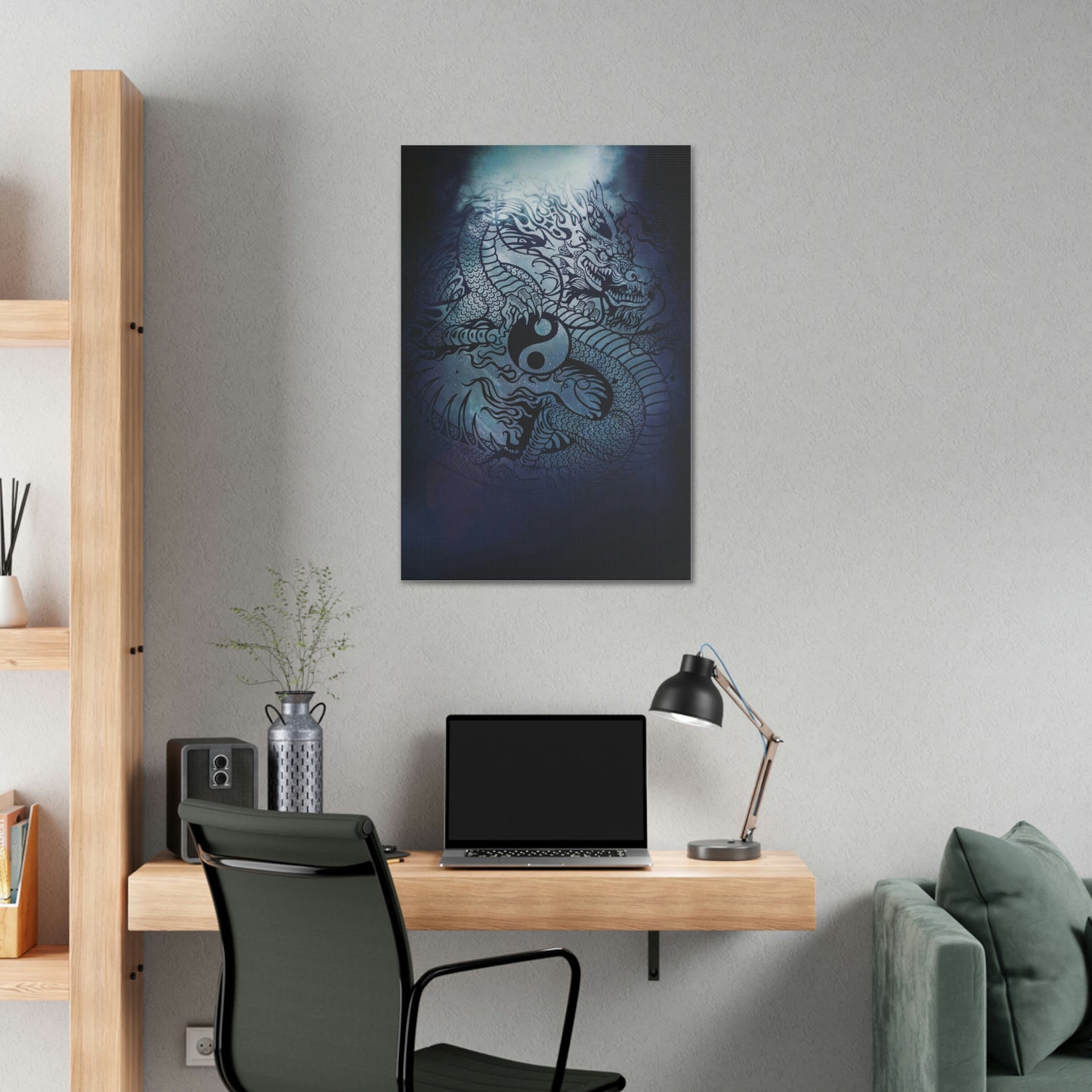 Blue Dragon - Canvas