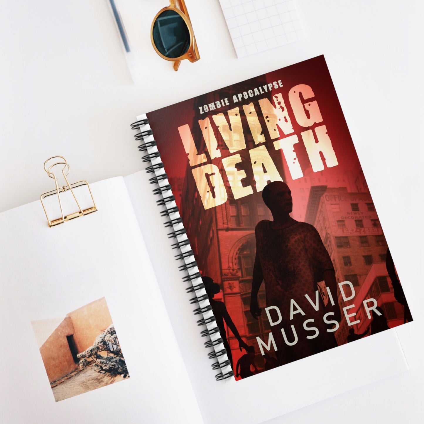 Living Death - Zombie Apocalypse - Spiral Notebook