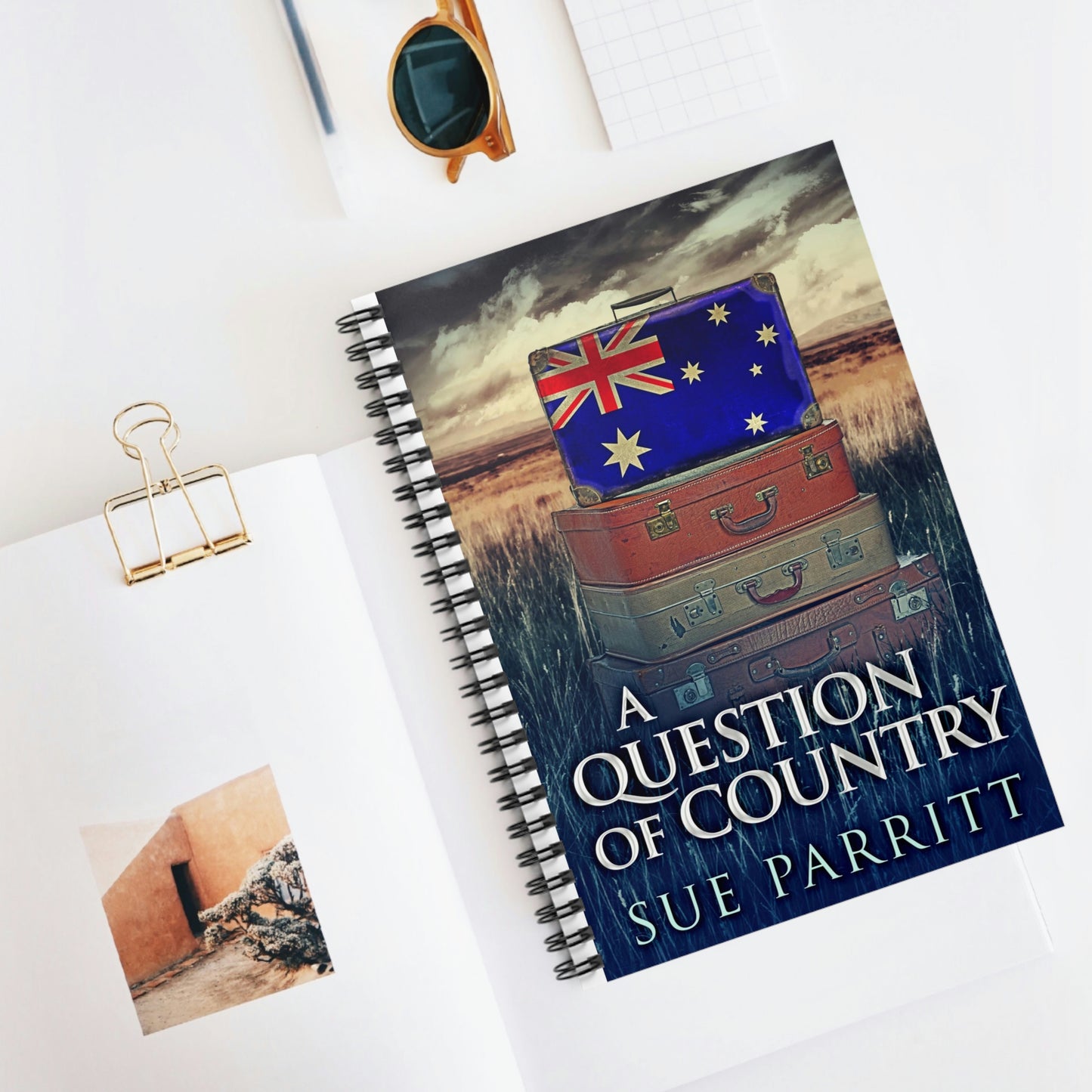 A Question Of Country - Spiral Notebook