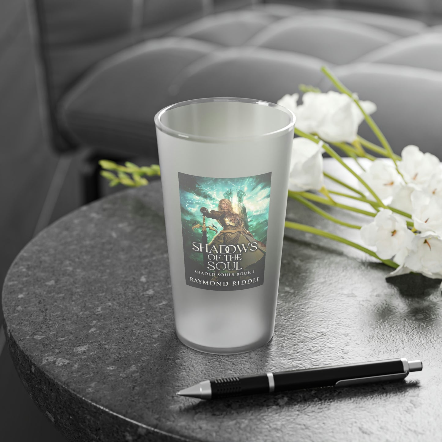 Shadows Of The Soul - Frosted Pint Glass