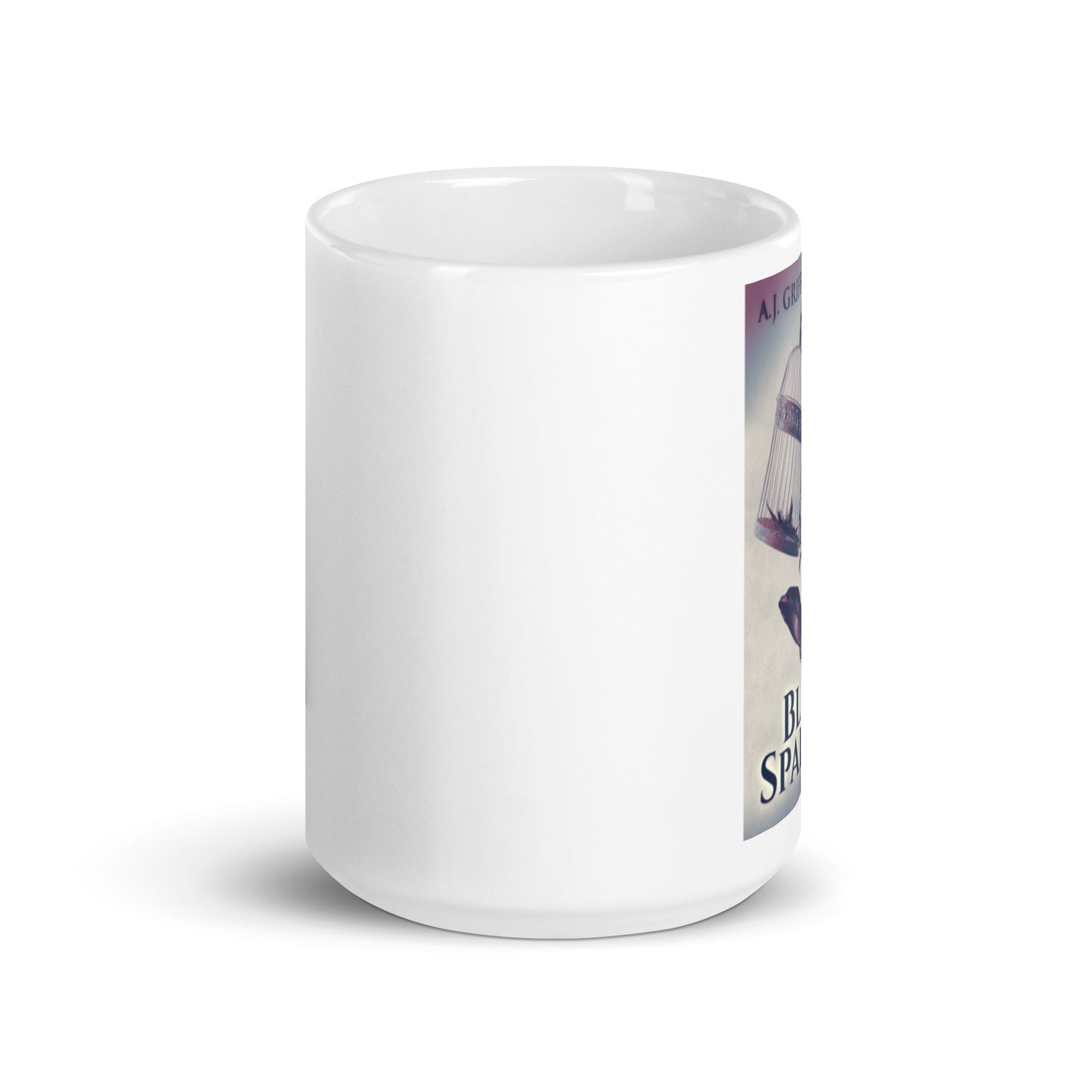 Black Sparrow - White Coffee Mug