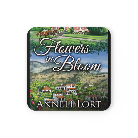 Flowers In Bloom - Corkwood Coaster Set