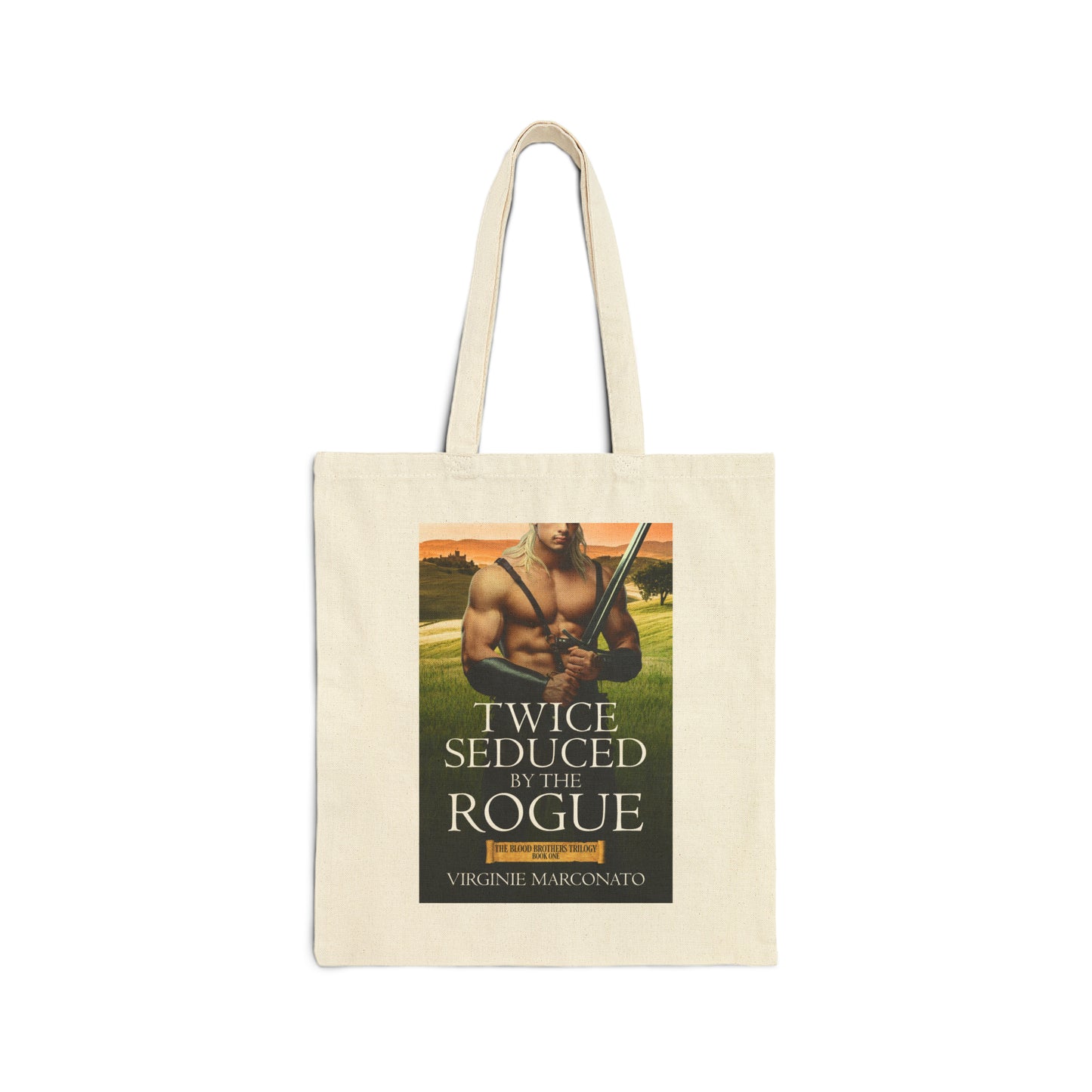 Twice Seduced by the Rogue - Cotton Canvas Tote Bag