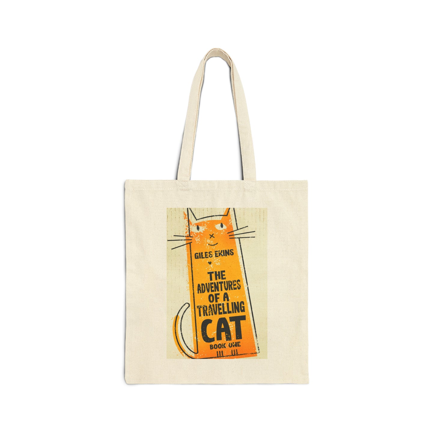 The Adventures Of A Travelling Cat - Cotton Canvas Tote Bag