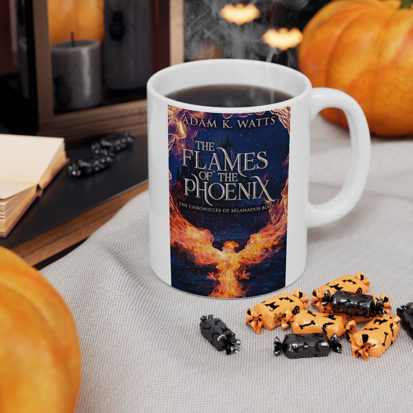 The Flames Of The Phoenix - White Coffee Mug