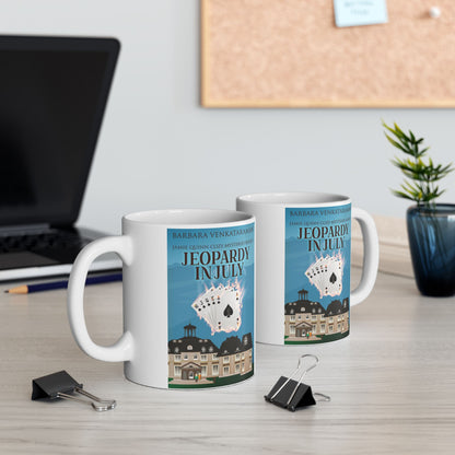 Jeopardy In July - White Coffee Mug