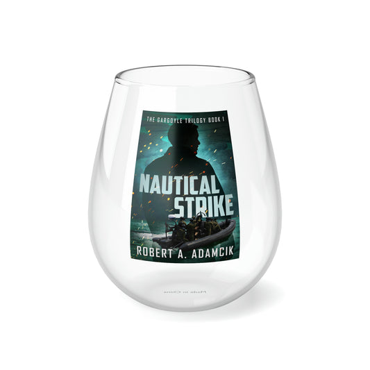 Nautical Strike - Stemless Wine Glass, 11.75oz