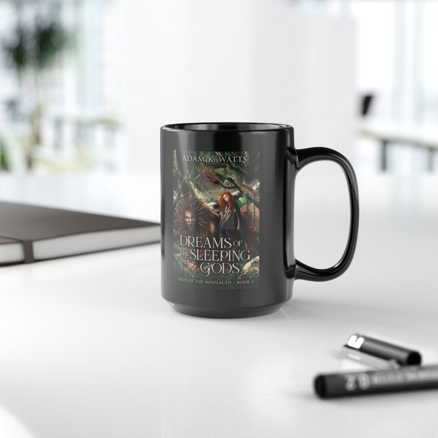 Dreams of the Sleeping Gods - Black Coffee Mug