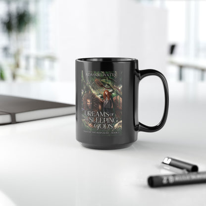 Dreams of the Sleeping Gods - Black Coffee Mug