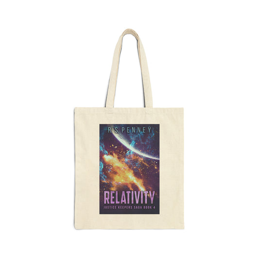 Relativity - Cotton Canvas Tote Bag