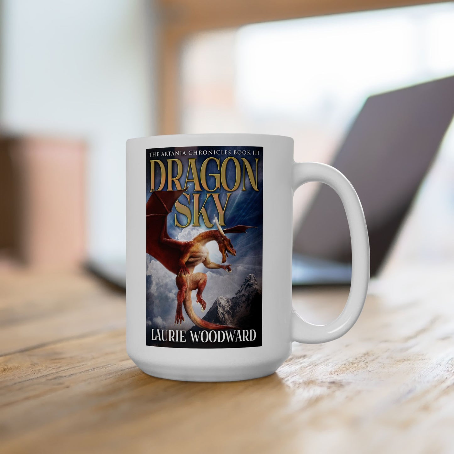 Dragon Sky - White Coffee Mug