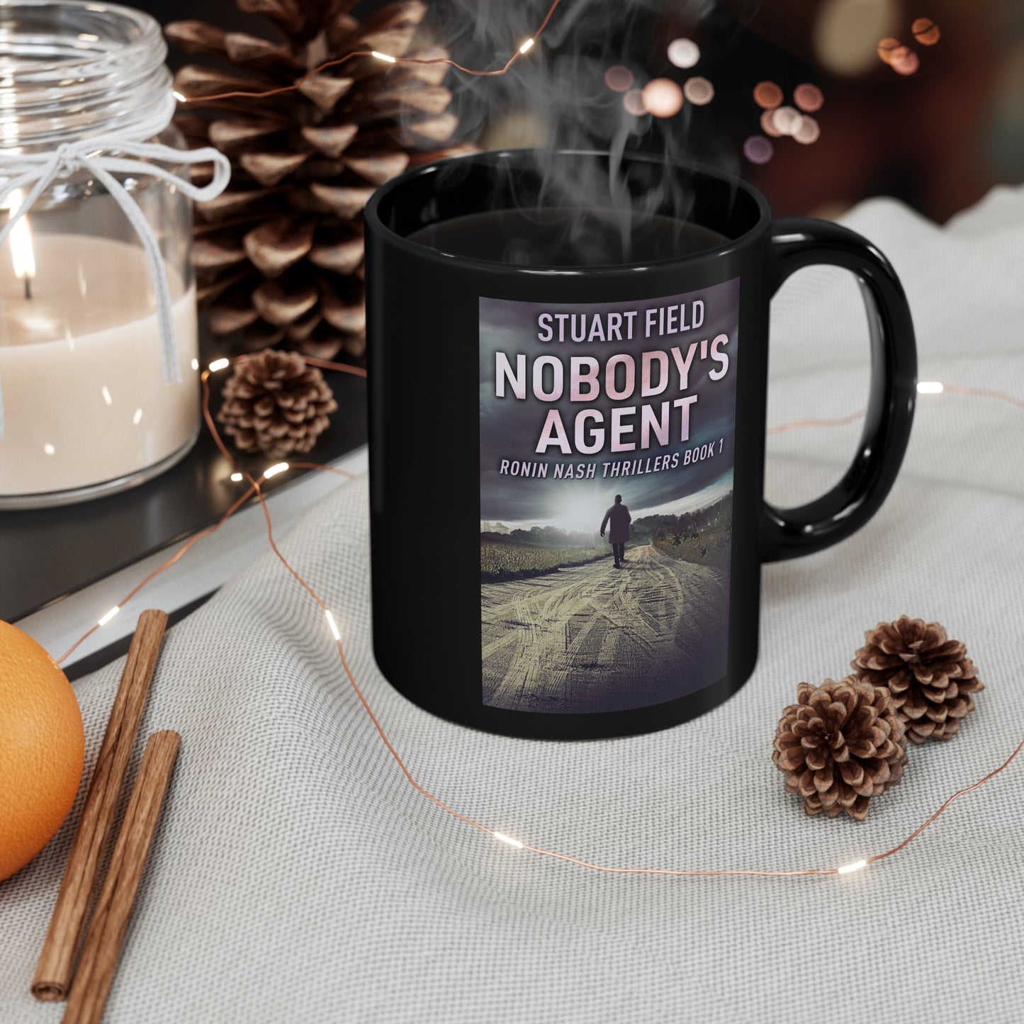 Nobody's Agent - Black Coffee Mug