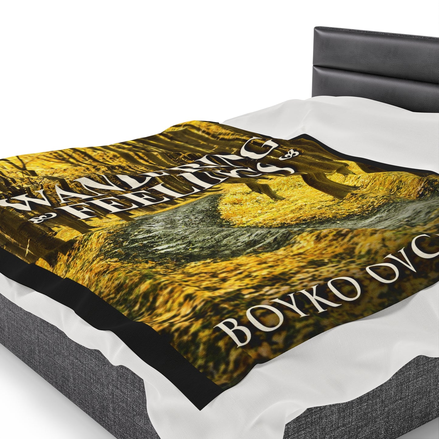 Wandering Feelings - Velveteen Plush Blanket