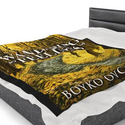 Wandering Feelings - Velveteen Plush Blanket