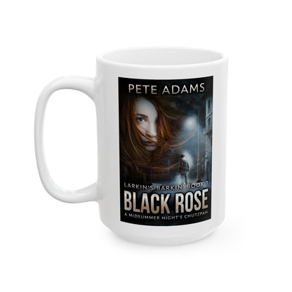 Black Rose - White Coffee Mug