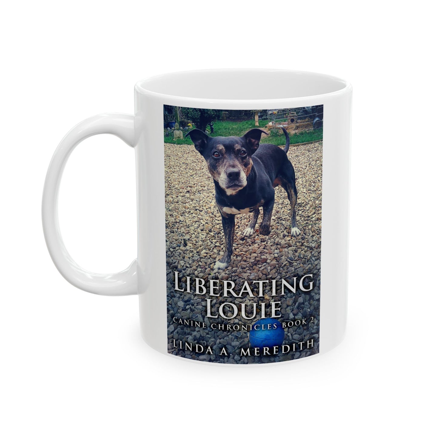 Liberating Louie - White Coffee Mug
