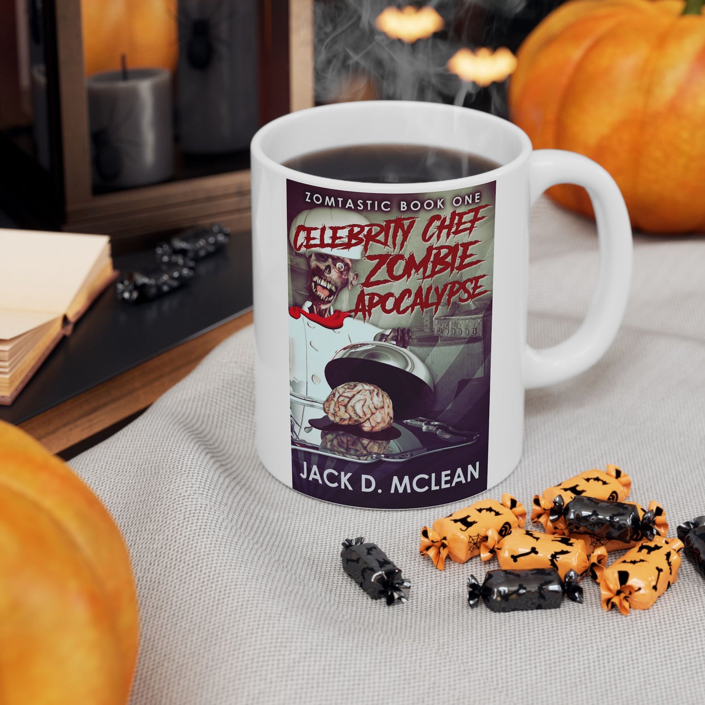 Celebrity Chef Zombie Apocalypse - White Coffee Mug