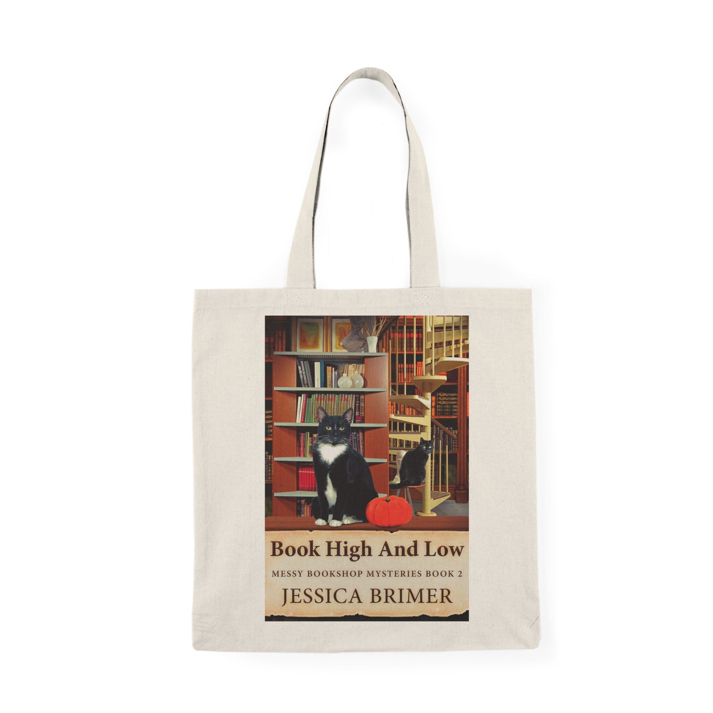 Book High And Low - Natural Tote Bag