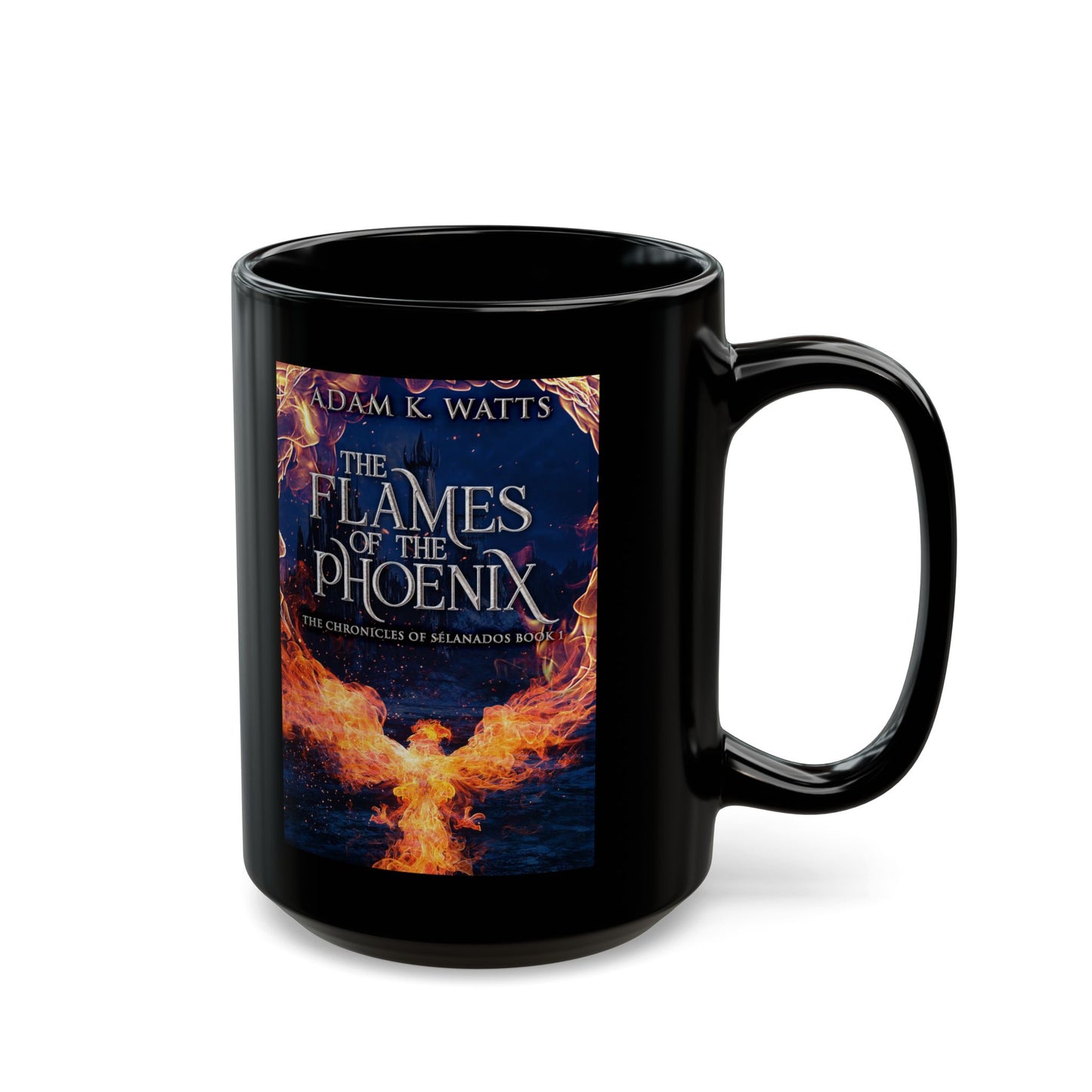 The Flames Of The Phoenix - Black Coffee Mug