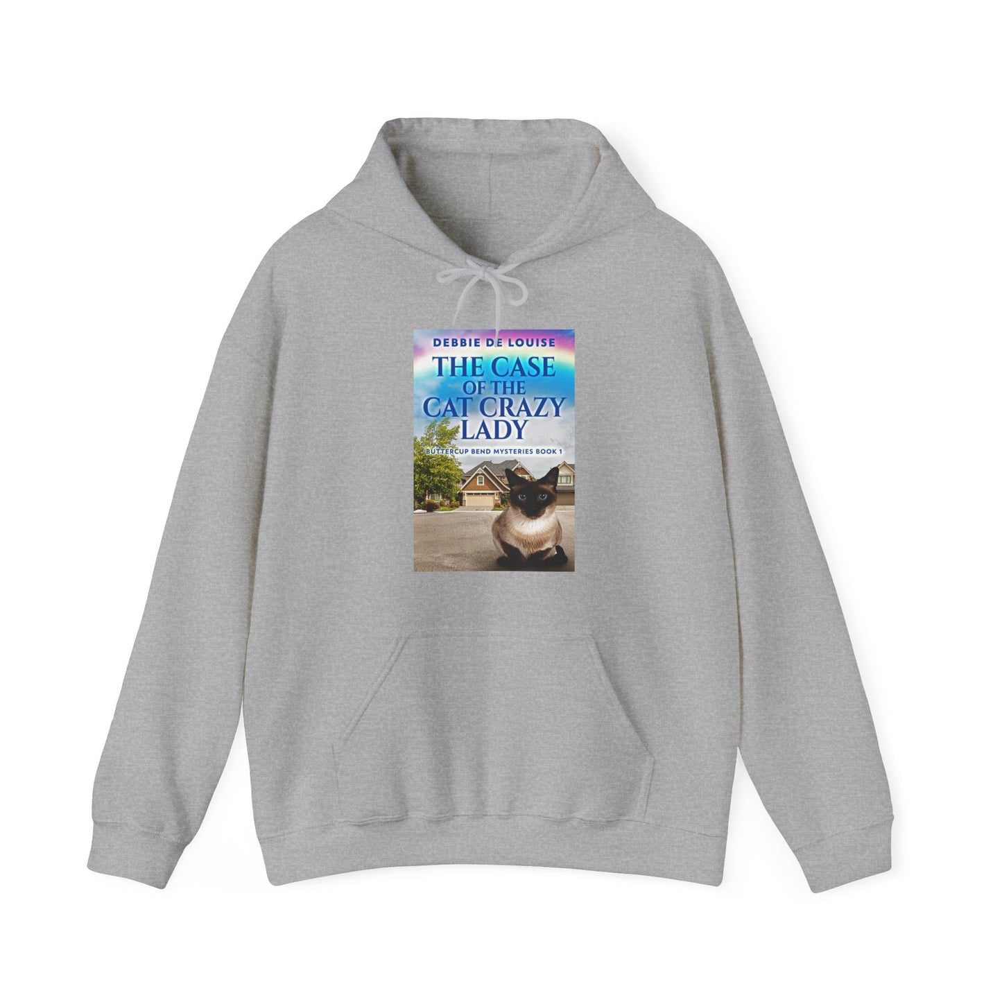 The Case Of The Cat Crazy Lady - Unisex Hooded Sweatshirt
