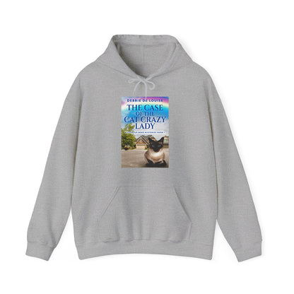 The Case Of The Cat Crazy Lady - Unisex Hooded Sweatshirt