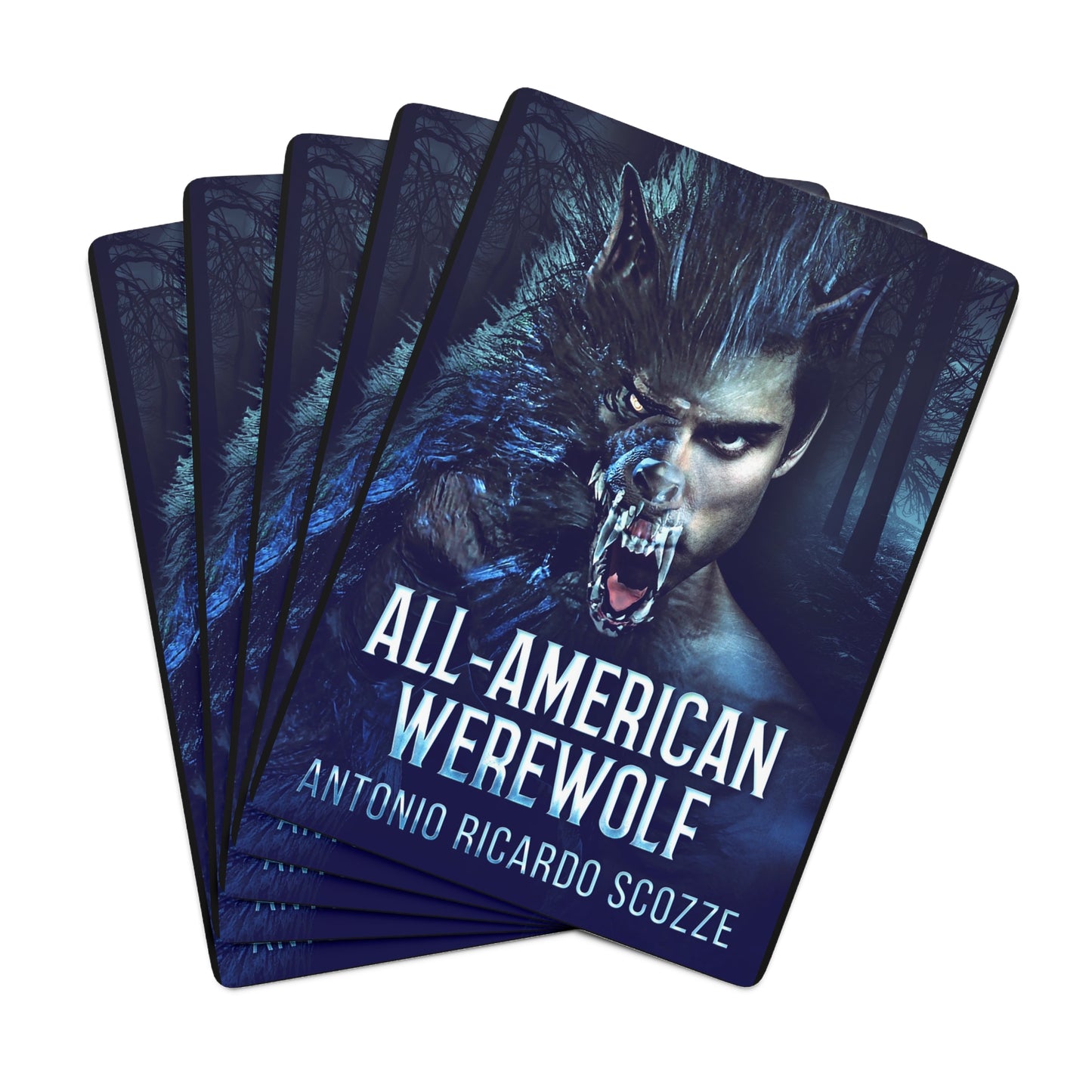 All-American Werewolf - Poker Cards