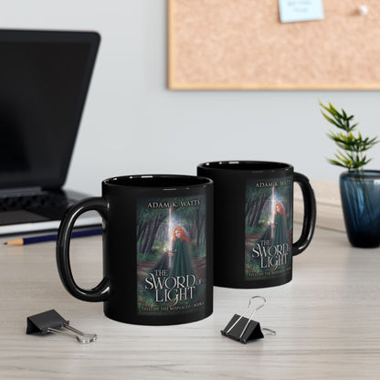 The Sword of Light - Black Coffee Mug