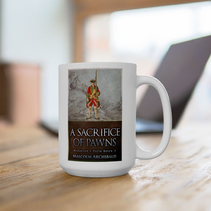 A Sacrifice of Pawns - White Coffee Mug