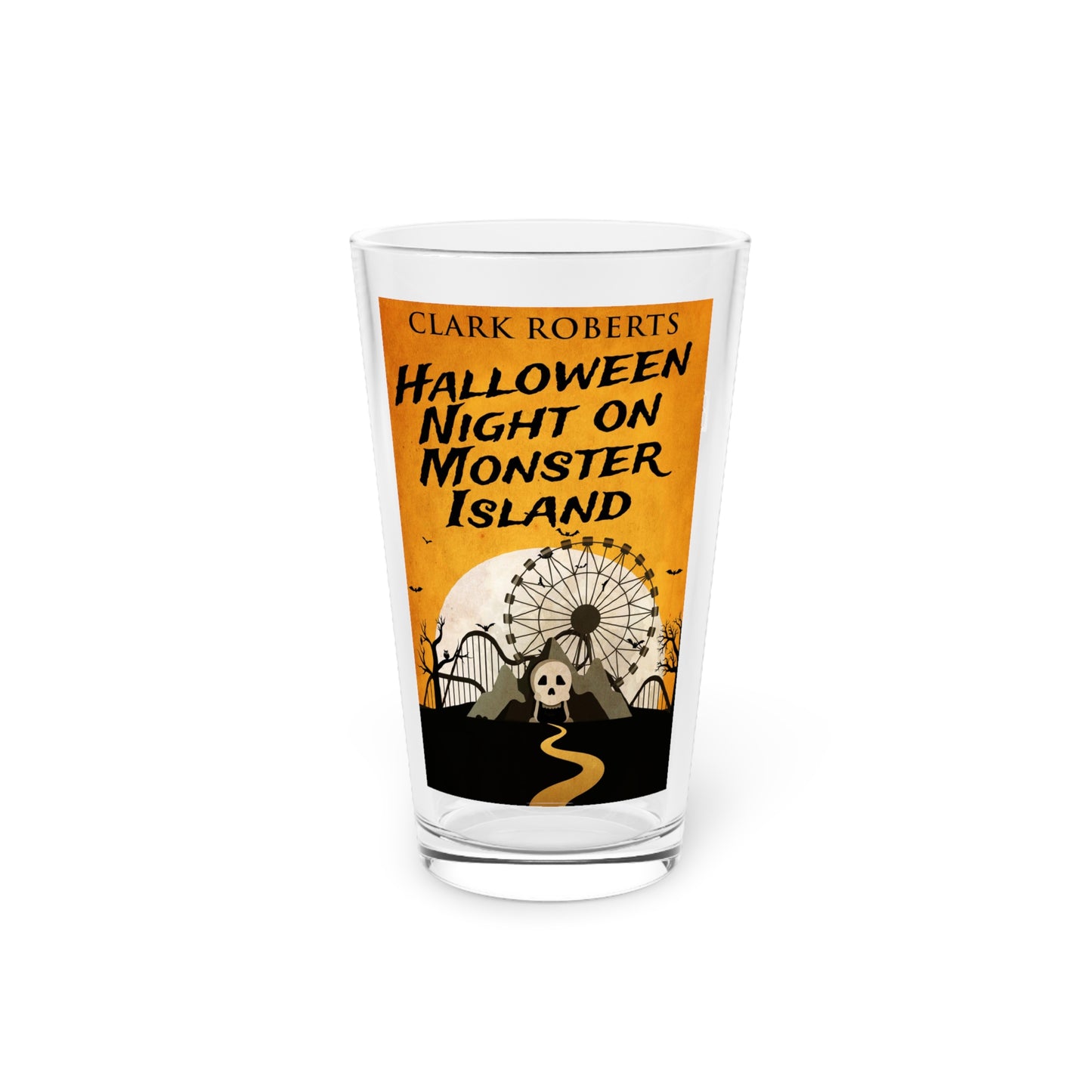 Halloween Night On Monster Island - Pint Glass