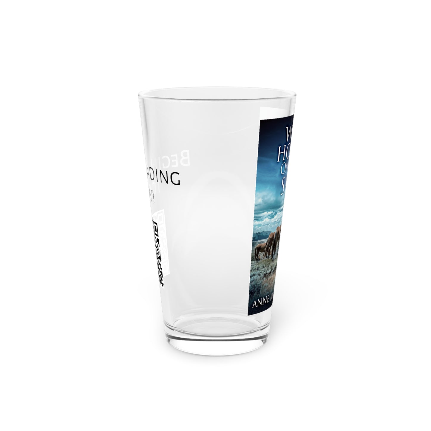 Wild Horses On The Salt - Pint Glass
