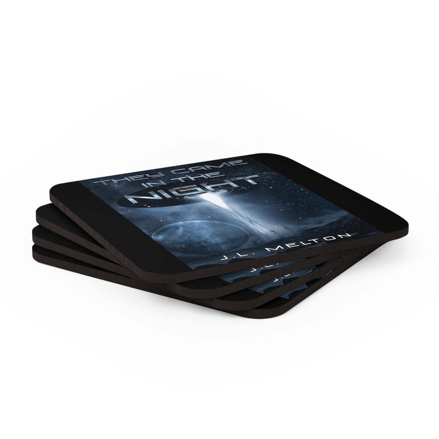 They Came In The Night - Corkwood Coaster Set