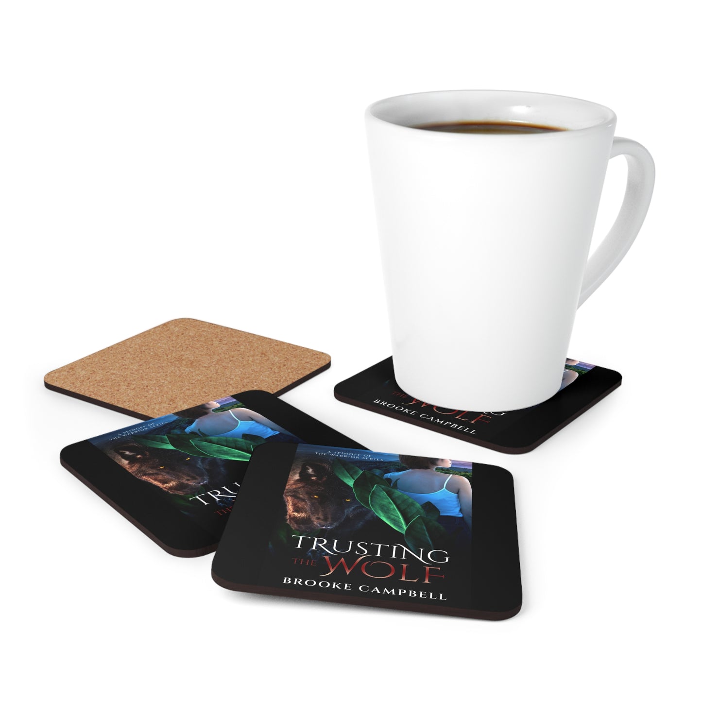 Trusting the Wolf - Corkwood Coaster Set